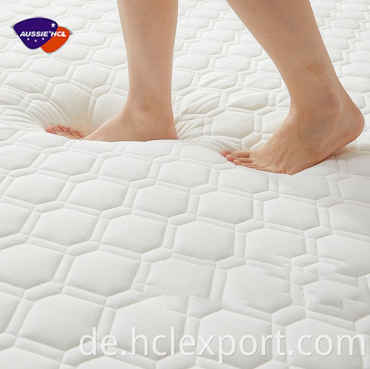 Die beste Fabrik -Aussie -Rolle schläft gut mit vollen Zoll Matratze Colchon Twin Königin König Doppel Gel Memory Foam Matratze Topper